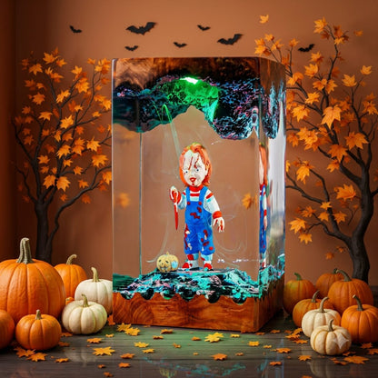 Chucky Halloween Resin Lamp