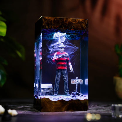 Freddy Krueger A Nightmare on Elm Street Epoxy Resin Lamp