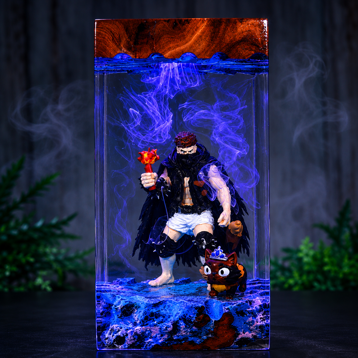 Mongo and Princess Donut from Dungeon Crawler Carl, Miniatures, Resin Figure, Bookshelf Decor and Fan Gift | Princess Posse, Resin night light