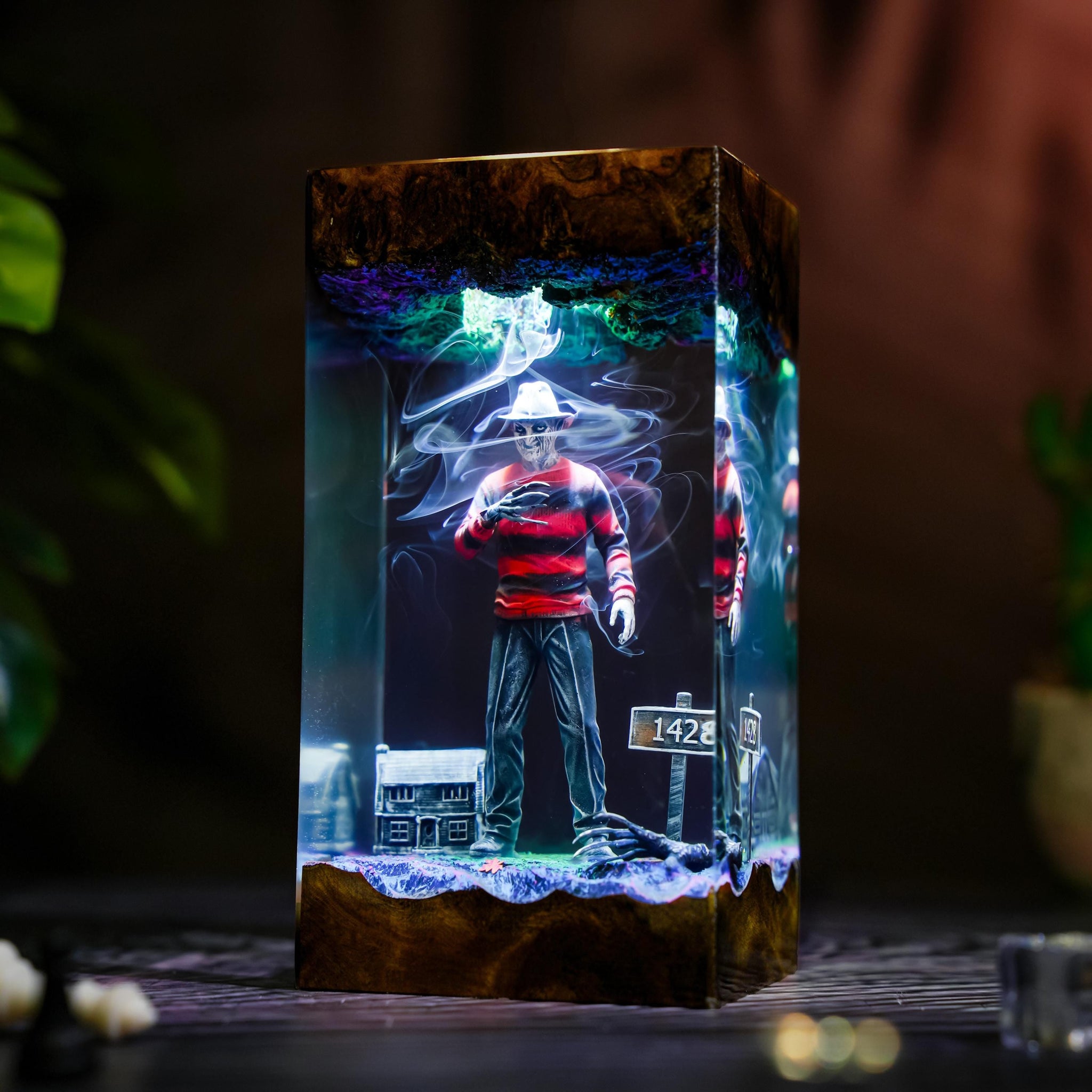 Freddy Krueger A Nightmare on Elm Street Epoxy Resin Lamp
