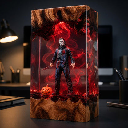 Michael Myers Halloween Epoxy Resin Lamp