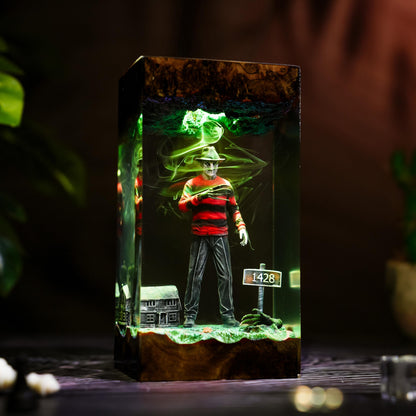 Freddy Krueger A Nightmare on Elm Street Epoxy Resin Lamp
