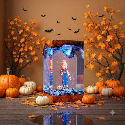Chucky Halloween Resin Lamp