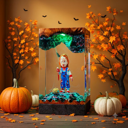 Chucky Halloween Resin Lamp