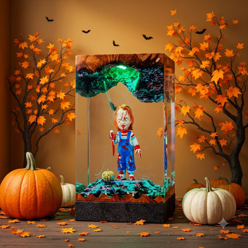 Chucky Halloween Resin Lamp