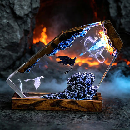 Night Fury Resin Lamp - Toothless Night Light