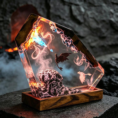 Night Fury Resin Lamp - Toothless Night Light