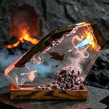 Night Fury Resin Lamp - Toothless Night Light